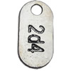 Pendant Zinc Alloy Jewelry Findings Lead-free, 13x26mm Hole:4mm, Sold by Bag