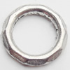 Donut Zinc Alloy Jewelry Findings Lead-free, O:12mm I:8mm, Sold by Bag