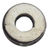 Donut Zinc Alloy Jewelry Findings Lead-free, O:7mm I:3mm, Sold by Bag