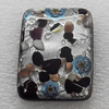 lampwork Cabochons, Rectangle 20x30x7mm, Sold by PC