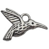 Pendant Zinc Alloy Jewelry Findings Lead-free, Bird, 18x13mm Hole:2mm, Sold by Bag