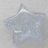 lampwork Cabochons, Star 22mm, Sold by PC