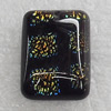 lampwork Cabochons, Rectangle 12x16mm, Sold by PC