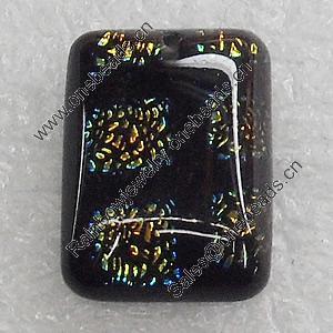 lampwork Cabochons, Rectangle 25x48mm, Sold by PC