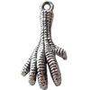 Pendant Zinc Alloy Jewelry Findings Lead-free, 14x26mm, Sold by Bag