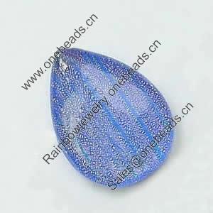 lampwork Cabochons, Teardrop 4x6mm, Sold by PC