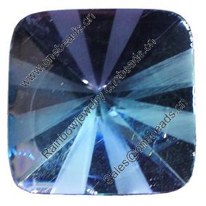 Matter Resin Zircon, No-Hole Jewelry findings, Square, 5mm, Sold by Bag