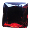 Resin Zircon, No-Hole Jewelry findings, Faceted Square, 10mm, Sold by Bag