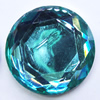Resin Zircon, No-Hole Jewelry findings, Faceted Round, 10mm, Sold by Bag