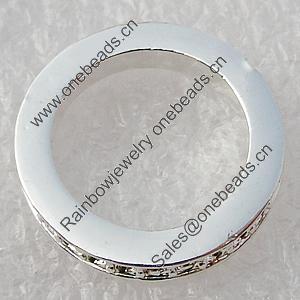 Zinc alloy Jewelry Rings, Nickel-free & Lead-free A Grade, 12mm, Sold by PC 