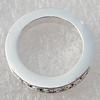 Zinc alloy Jewelry Rings, Nickel-free & Lead-free A Grade, 12mm, Sold by PC 