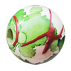 Spray-Painted Acrylic Beads, Round 11mm, Sold by Bag 