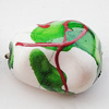 Spray-Painted Acrylic Beads, Nugget 17x13mm, Sold by Bag 