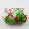 Spray-Painted Acrylic Beads, Rectangle 19x12mm, Sold by Bag 