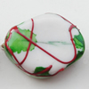 Spray-Painted Acrylic Beads, Nugget 20x16mm, Sold by Bag 