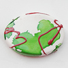 Spray-Painted Acrylic Beads, Twist Flat Oval 29x21mm, Sold by Bag 