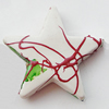 Spray-Painted Acrylic Beads, Star 27mm, Sold by Bag 