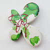 Spray-Painted Acrylic Beads, Butterfly 47x34mm, Sold by Bag 