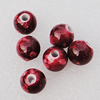 Spray-Painted Acrylic Beads, Round 10mm, Sold by Bag 