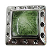 Resin Cabochons, No-Hole Jewelry findings, Square, 29mm, Sold by PC