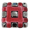 Resin Cabochons, No-Hole Jewelry findings, Square, 34mm, Sold by PC