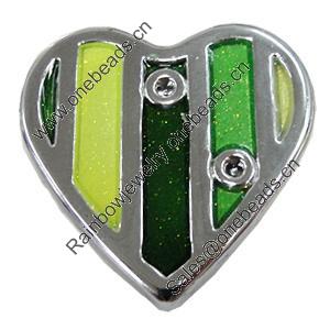 Acrylic Connectors, Heart, 35mm Hole:2mm, Sold by PC