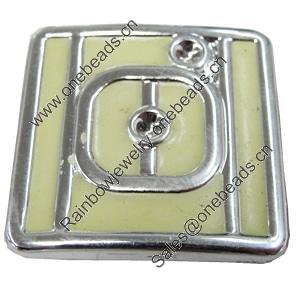 Acrylic Connectors, Square, 29mm Hole:2mm, Sold by PC