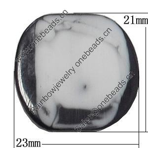 Resin Beads, 23x21mm Hole:2mm, Sold by Bag