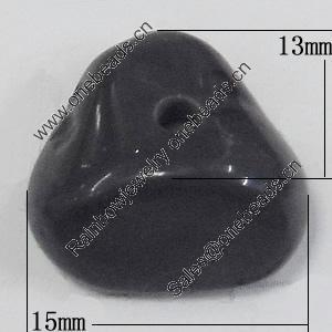 Resin Beads, 15x13mm Hole:2.5mm, Sold by Bag