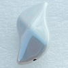 Electroplate Acrylic Beads, 13x23mm, Hole:1.5mm, Sold by PC