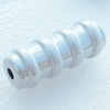 Electroplate Acrylic Beads, 12x31mm, Hole:3mm, Sold by PC