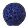 Imitation Lava Resin Beads, 17x17mm Hole:2mm, Sold by Bag