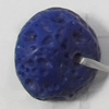 Imitation Lava Resin Beads, 10x13mm Hole:2mm, Sold by Bag
