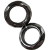 Jewelry findings, CCB Plastic Donut, Plumbum black, O:20mm I:12mm, Sold by Bag