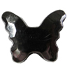 Jewelry findings, CCB Plastic Beads, Plumbum black, Butterfly, 19x15mm Hole:1.5mm, Sold by Bag