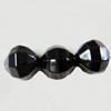 Jewelry findings, CCB Plastic Beads, Plumbum black, 5mm Hole:1mm, Sold by Bag