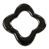 Jewelry findings, CCB Plastic Beads, Plumbum black, 33mm Hole:2mm, Sold by Bag