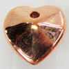Jewelry findings, CCB Plastic Pendant, Original, Heart, 14x12mm Hole:1.5mm, Sold by Bag