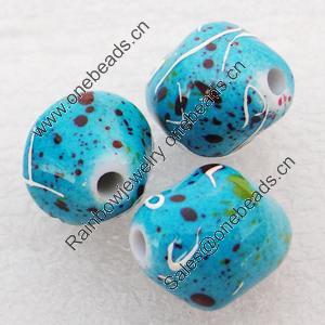 Spray-Painted Acrylic Beads, Bicone, 13x12mm, Sold by Bag
