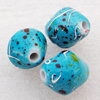 Spray-Painted Acrylic Beads, Bicone, 13x12mm, Sold by Bag