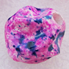 Spray-Painted Acrylic Beads, 13x11mm, Sold by Bag