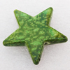 Spray-Painted Acrylic Beads, Star, 28mm, Sold by Bag