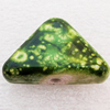 Spray-Painted Acrylic Beads, Triangle, 22x14mm, Sold by Bag
