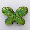 Spray-Painted Acrylic Beads, Butterfly, 30x22mm, Sold by Bag