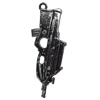 Pendant Zinc Alloy Jewelry Findings, Nobelium Plated, Sub-machine gun, 20x51mm, Sold by PC