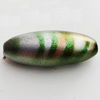Spray-Painted Acrylic Beads, Oval, 32x12mm Hole About:3mm, Sold by Bag