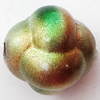 Spray-Painted Acrylic Beads, 11x12mm Hole About:2mm, Sold by Bag