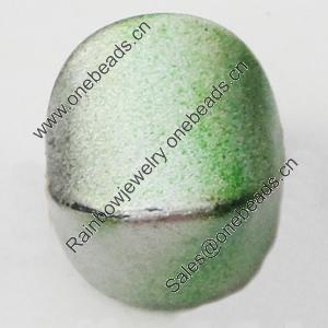Spray-Painted Acrylic Beads, 11mm Hole About:2mm, Sold by Bag