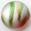 Spray-Painted Acrylic Beads, Flat Round, 18mm Hole About:2.5mm, Sold by Bag