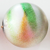 Spray-Painted Acrylic Beads, 18mm Hole About:4mm, Sold by Bag